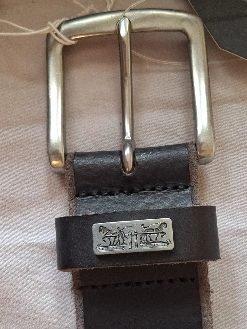 RARE Levi’s x Minoronzoni Pre-Production Sample Leather Belt 38